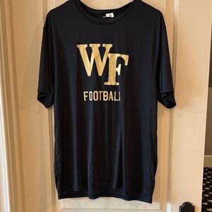 Wake Forest Black Football Tee